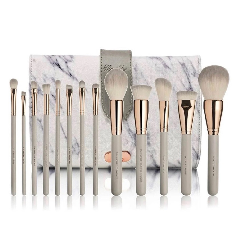 Soul Beauty Marble Makeup Brush Set